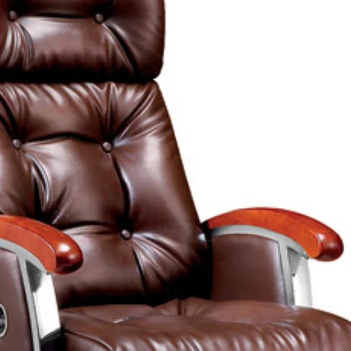 Deluxe CEO Chairs Boss leather Office Chairs High End Executive Chair wood