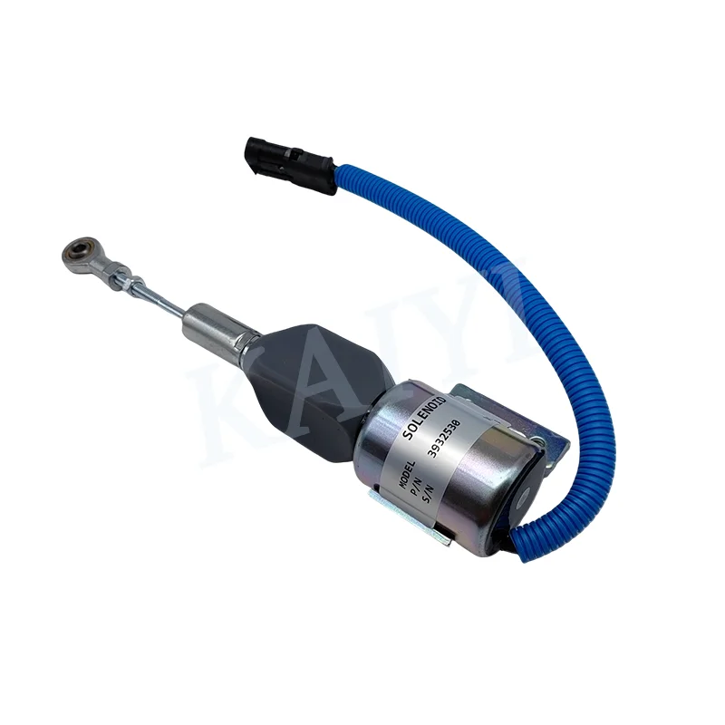Excavator Parts Fuel Shutoff Solenoid 24V Stop Solenoid 3932530 SA-4891-24 for 4BT 6BT5.9