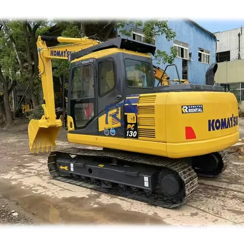 Juilan 13 тонн японский экскаватор Komatsu PC130-7 PC130-7K гидравлический гусеничный подержанный PC130