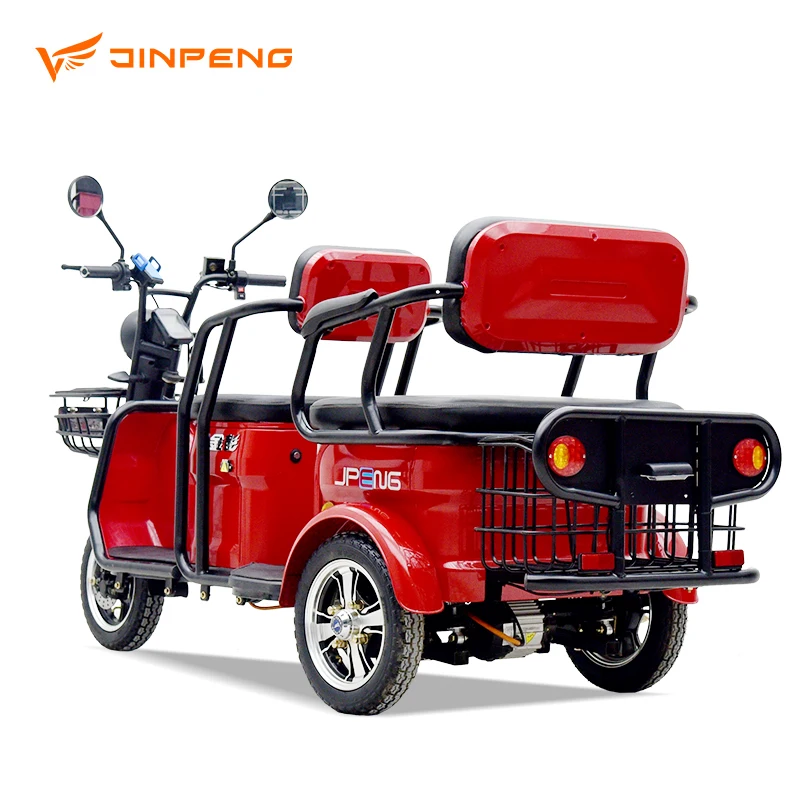JINPENG XD  Hot sell electric tricycle in electric scooters 3 three wheel disability  EEC certificate  72V1000W