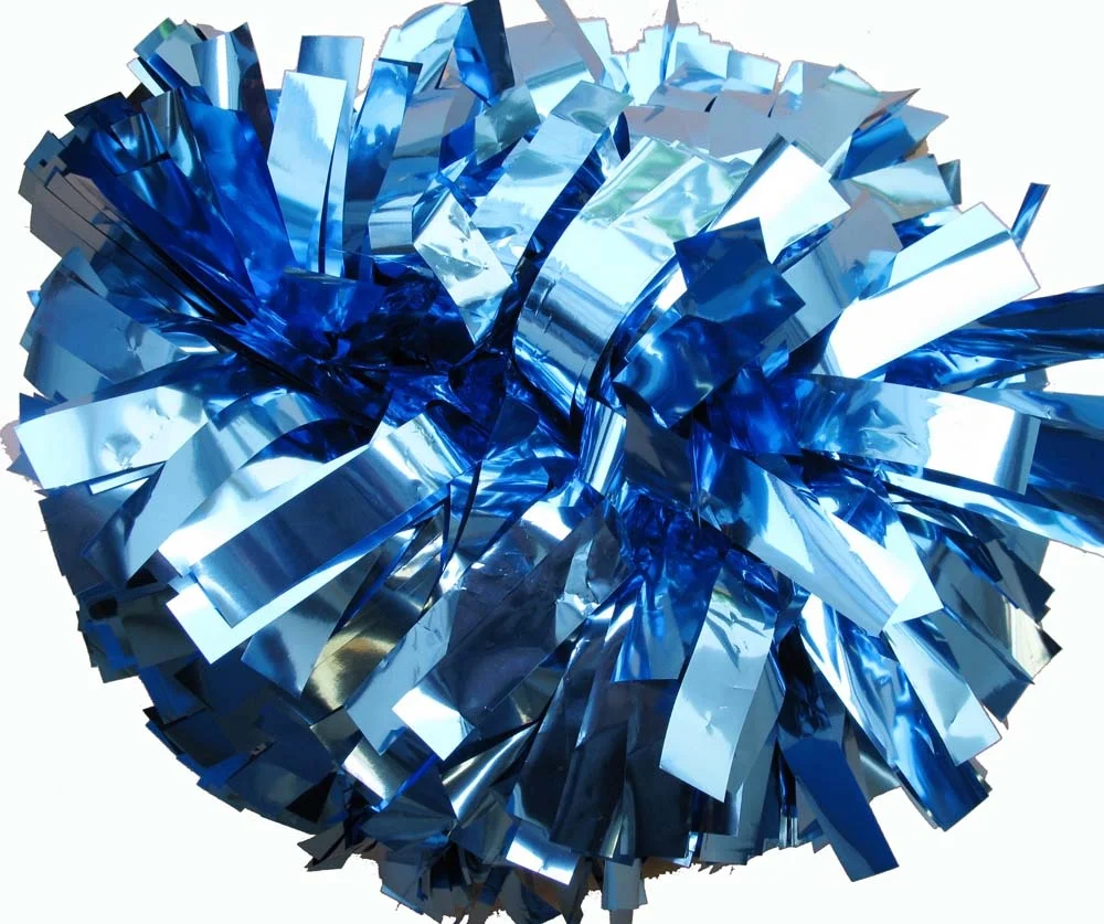 2021 New metallic cheerleading pom poms for cheerleaders with factory price