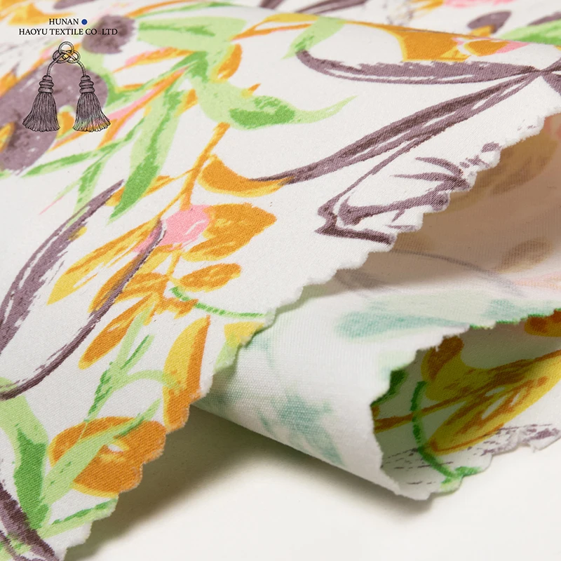 100% printed cotton cow print fabric poplin fabric for dresses