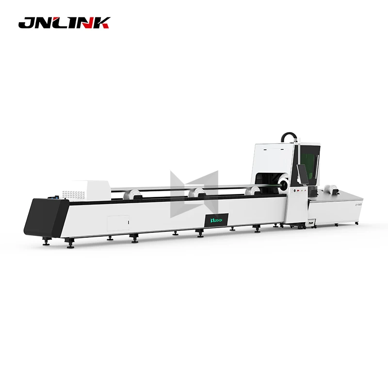 2020 Jinan round square H L shaped 3d laser tube cutting equipment / stainless steel pipe fiber cutting machine