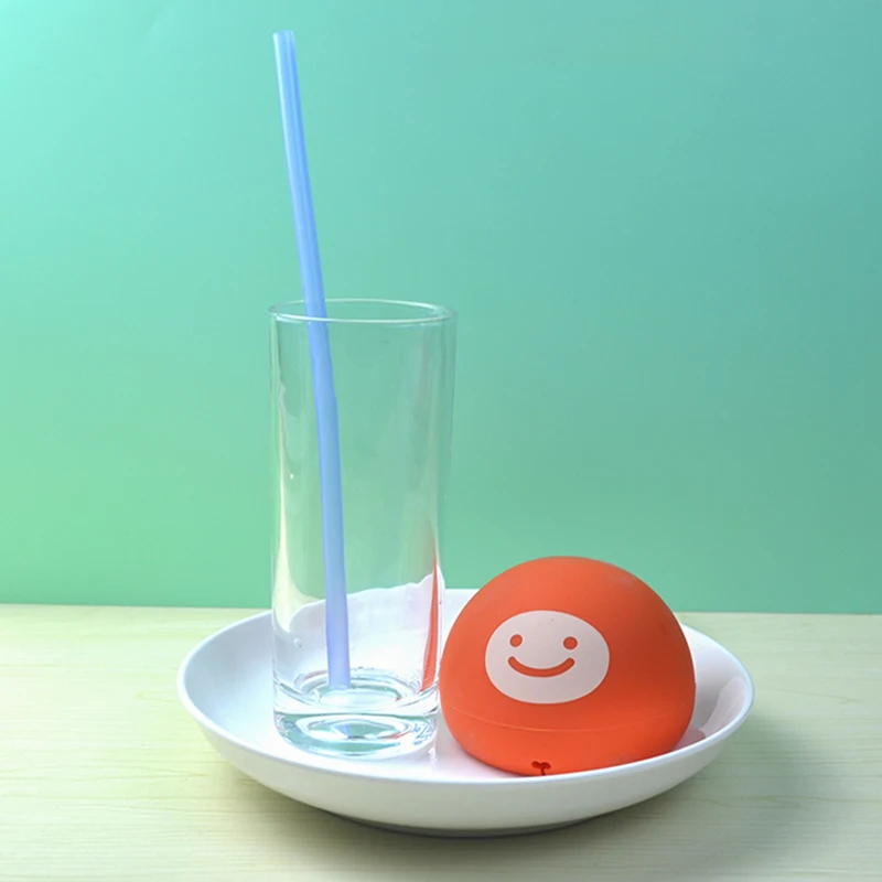 Amazon Trending Hot Food Grade Eco-Friendly Folding Collapsible Reusable Silicone Drinking Straw