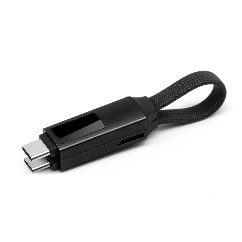 3 in 1 Keychain USB Charging Cable with LED Display Free Samples Innovative Promotion Gifts for Wholesales