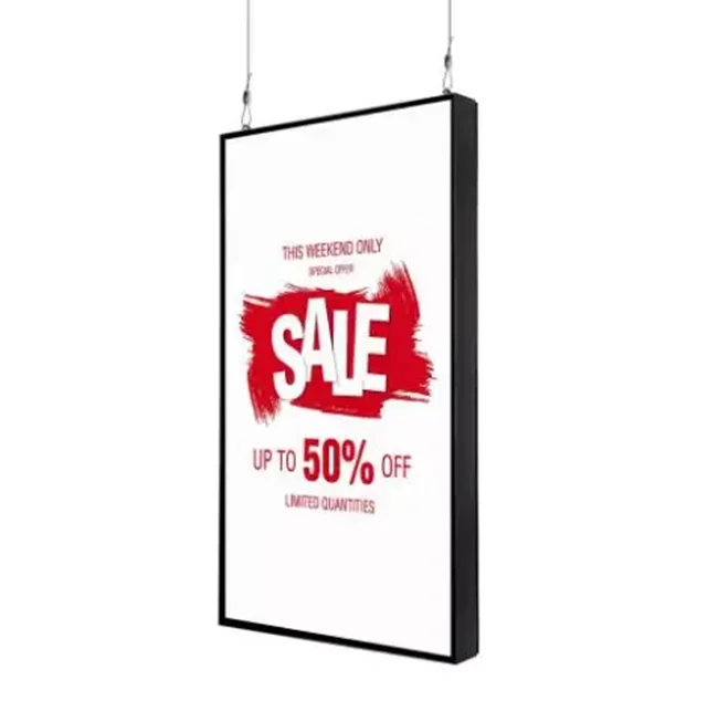 55 inch 2500cd Ultra High Brightness Digital Signage Shop Window Display Storefront Marketing Lcd Advertising Screen