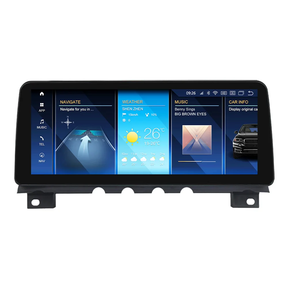 Navifly Snapdragon 680 Android system IPS touch screen 8+256GB car stereo for BMW 7 Series F01 F02 with car play auto