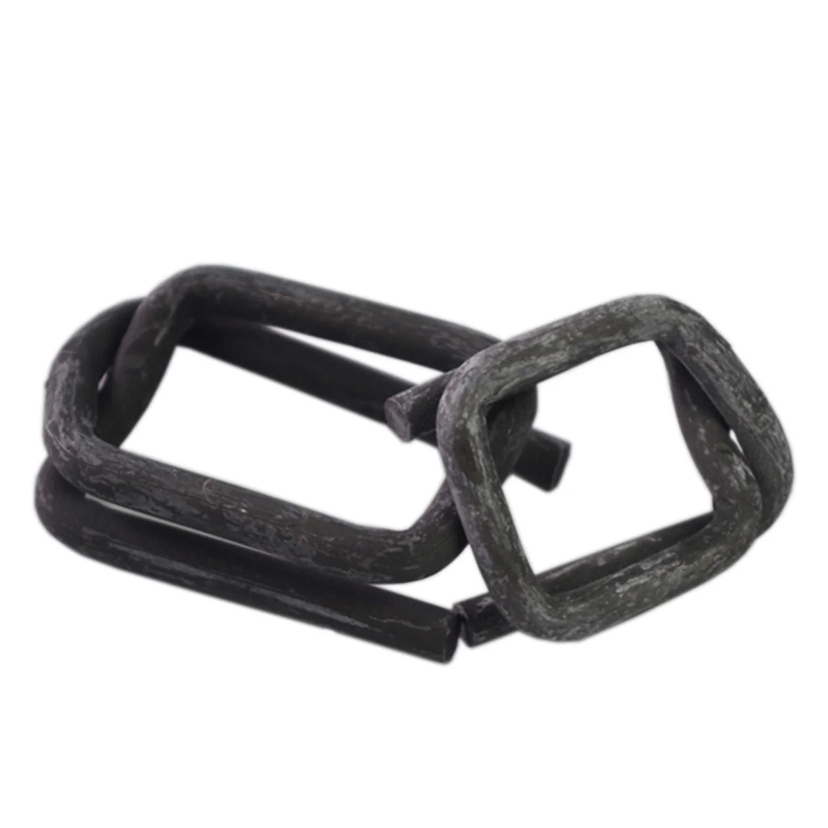 Manual Packing Cfw25 13Mm 25Mm Serrated Seal Galvenized Phosphate Steel Metal Cord Strap Wire Buckle For Pet Strap