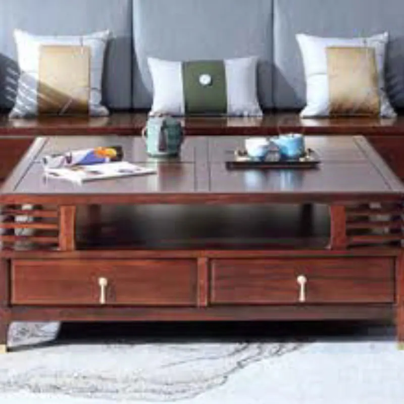 High quality living room chinese sofa chairs set Classic split type chinese solid wooden sofa set