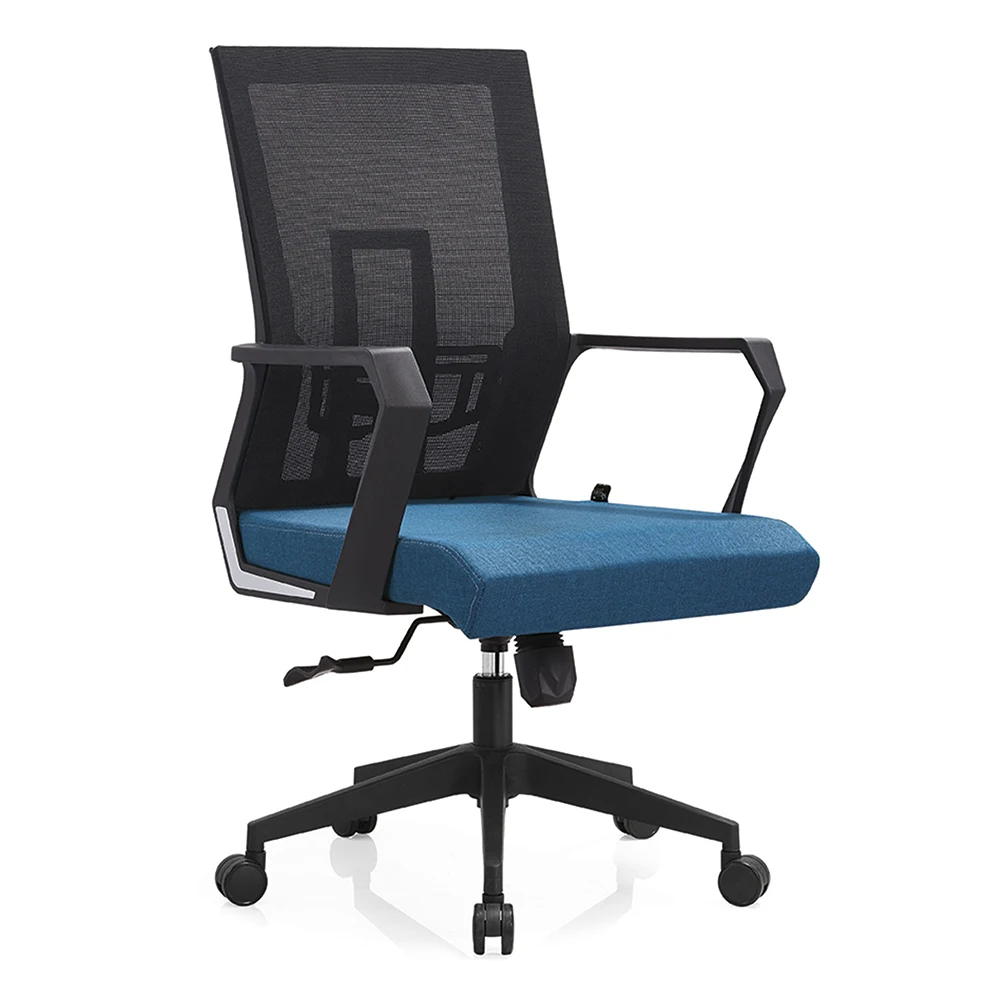 Comfortable Cheap Swivel Home Visitor Modern Mesh Office Chair Furniture Wheels Wholesale Waiting for Sale on Computer