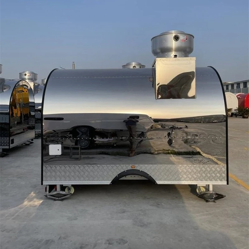 Factory Direct Food Truck Small Food Trailer Pizza Popsicle Hot Dog Cart With Kitchen For Sale