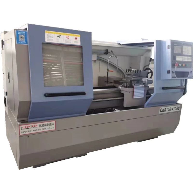 Superetch Lathe Frame China lathe CNC Lathe CK6140 factory with Siemens/FANUC controller high speed