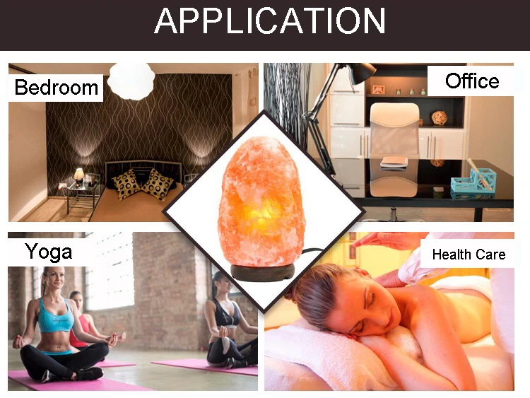 
Himalayan Lamp Crystal Lamp Claming Natural Craft Claming Warm Light Dimmer Plug Type Salt Lamp 