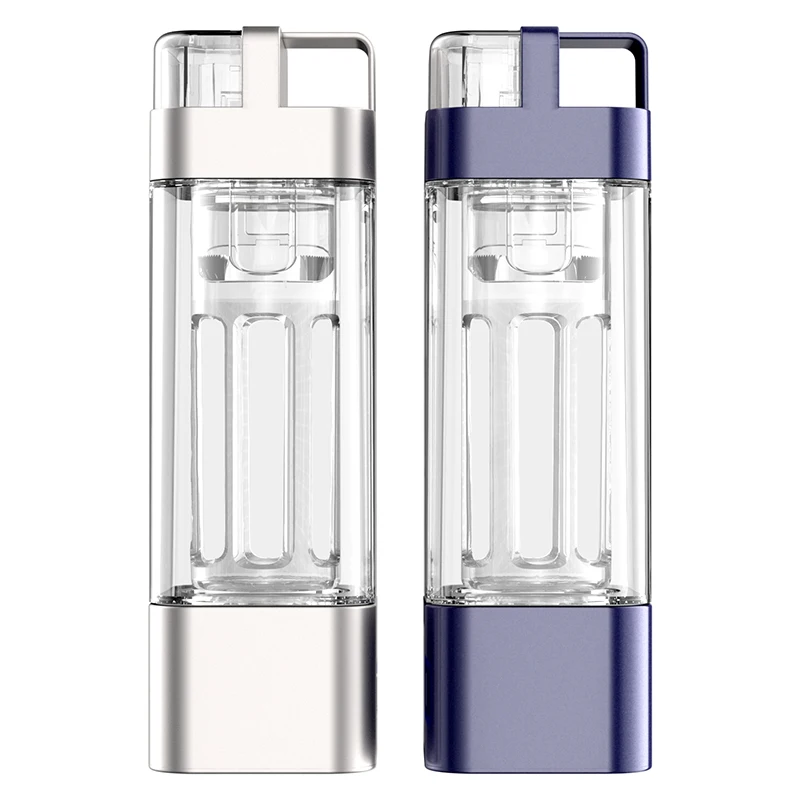 MYVOES 10000PPB H2 Portable Hydrogen Water Cup Generator with Inhaler Rich Hydrogen Water Bottle SPE/PEM Water Filters