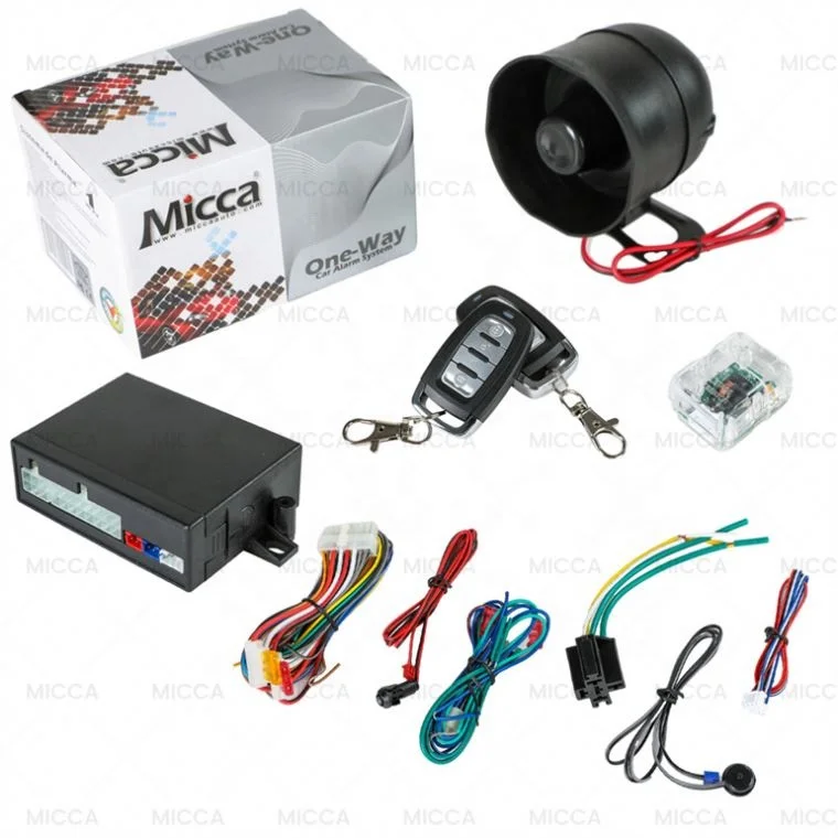 Universal Car Alarm Anti-Hijacking One Way Smart Car Security System Suitable Rolling Code Universal Car Alarm System