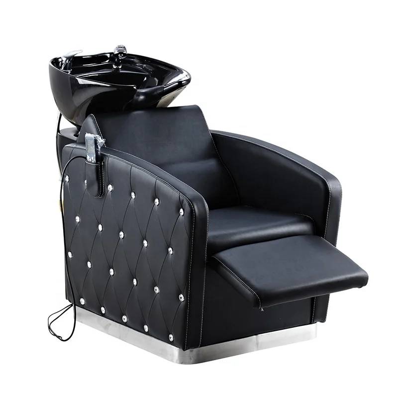
LiGuang newest popular furniture lay down washing salon shampoo chair 