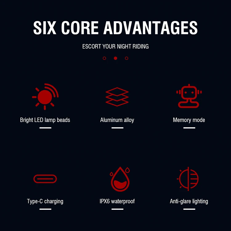 BOURiT 6 Modes Bike Tail Light 180 degree wide Angle High Quality Aluminum Alloy Led Tail Lights Ipx6 Waterproof Bike Rear Light