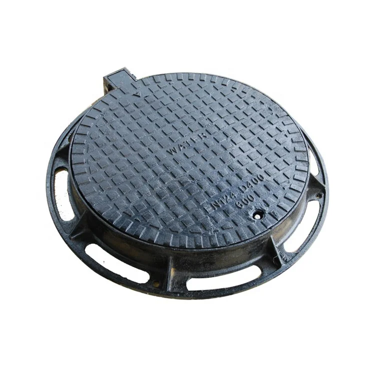 High Quality EN124 Class D400 Professional Casting Ductile Iron Locking manhole covers 600x600