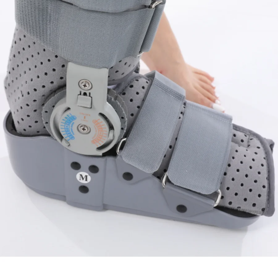 Rehabilitation Therapy Device Ankle Foot Fixation Sports Medicine Walking Walker Air Boot Brace for Fracture Ankle Breaks