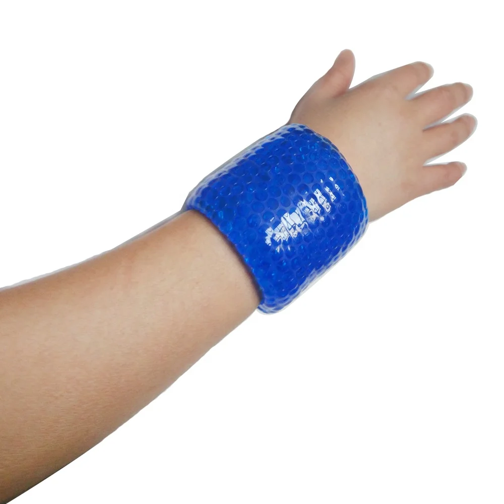 Customized Logo Cooling Gel New Material Non-Coolant Finger and Wrist Cold Wrap for Sport People Ice Pads Ice Packs