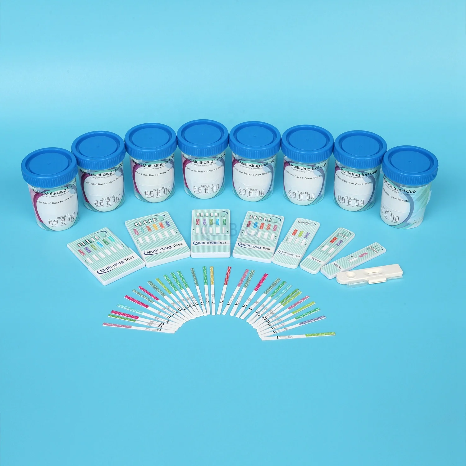 Clia waived approved  lab use  AMP/BAR/BUP/BZO/COC/mAMP/MTD/OPI/OXY/PCP/THC urine toxicology  drugs test strips