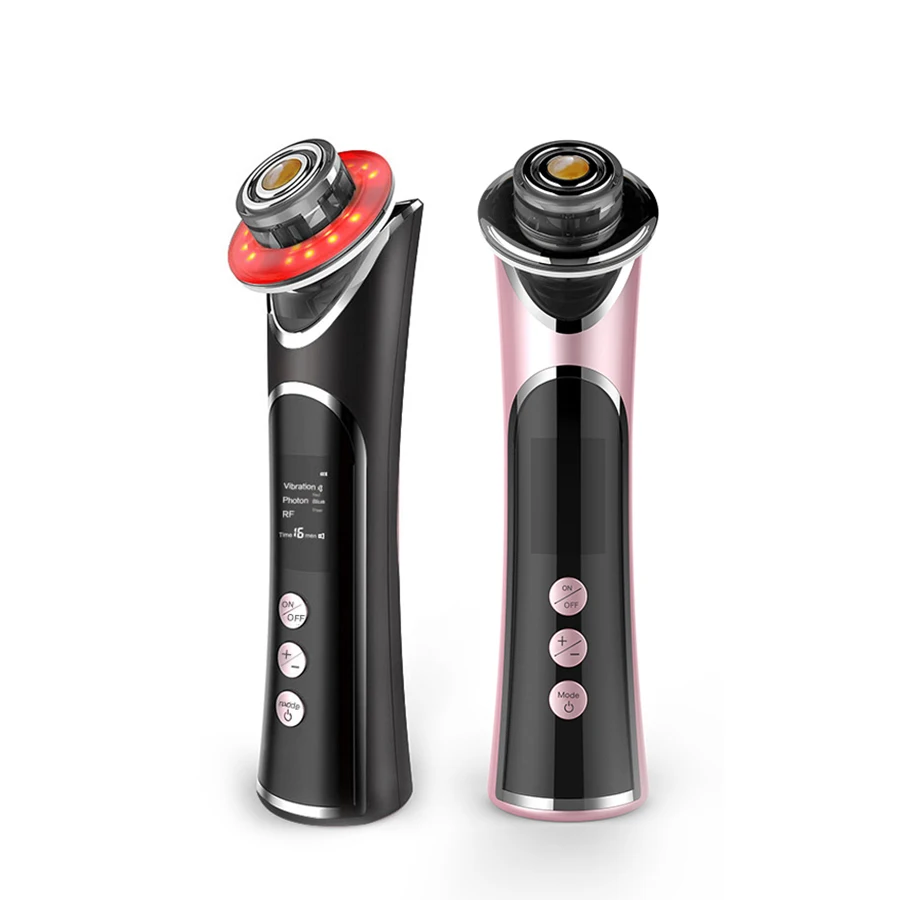 Персональное использование Private Label оптовая продажа LED Фотон терапия ручной РФ красота массаж устройства