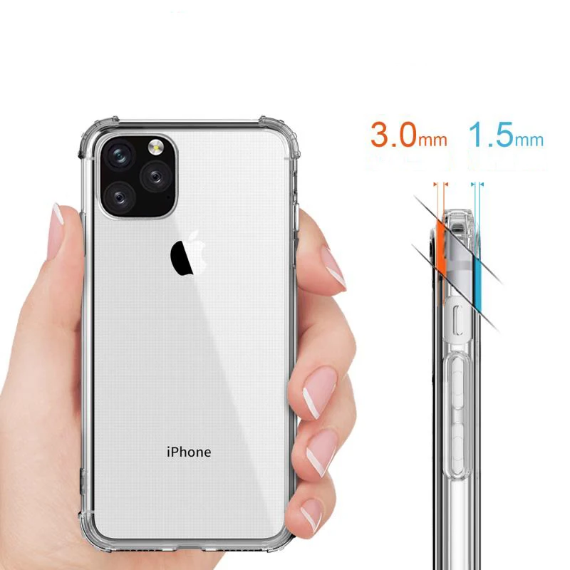  Прозрачный противоударный защитный чехол для iPhone 11 XS X Max Ringke