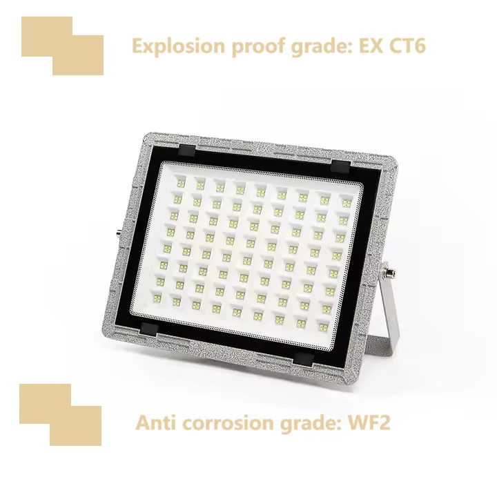 Factory Supply Durable and Efficient EX Explosion Proof LED Light Waterproof with IP66 Rating Certified by ATEX