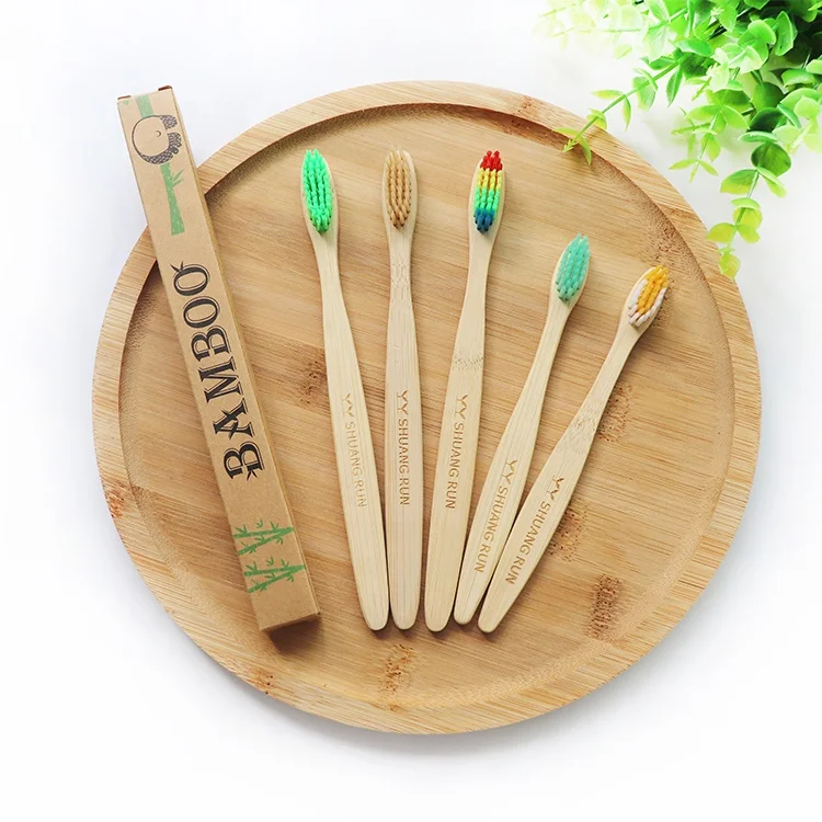 BT-FB Bamboo Toothbrush Nylon Bristles Toothbrush