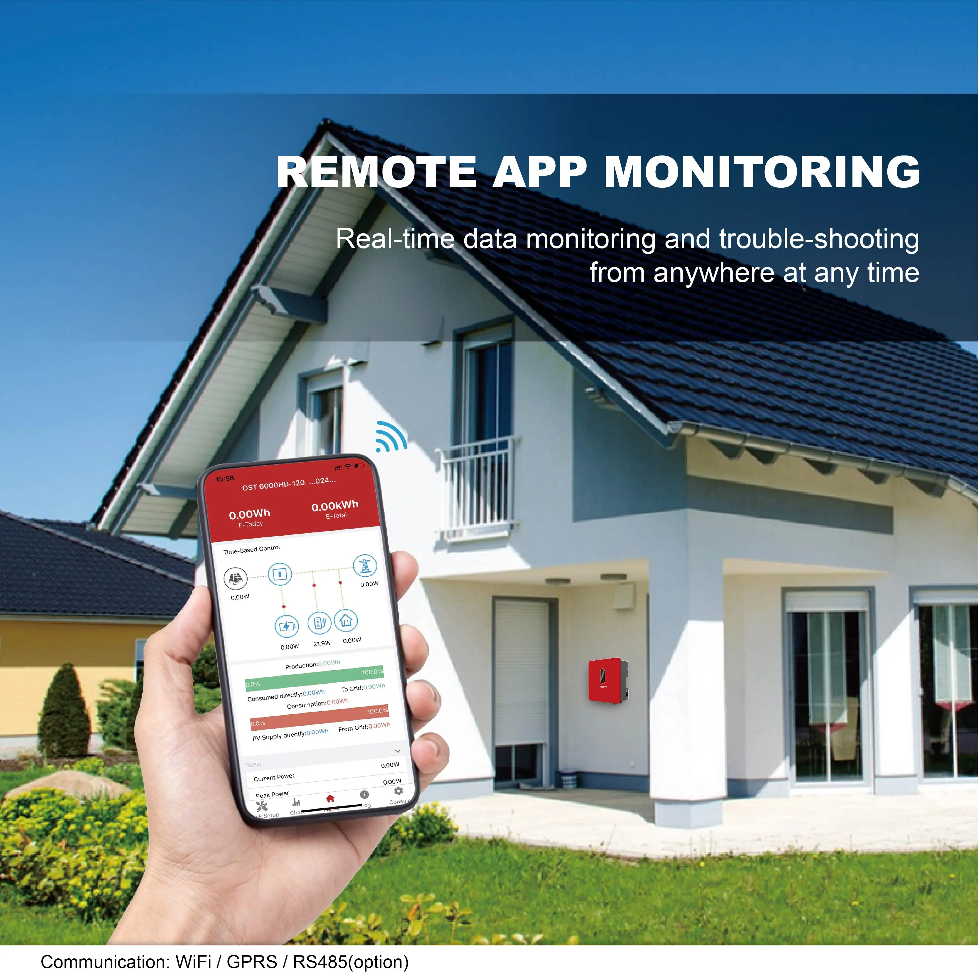 High quality 2kw 3kw solar grid tie inverter with limiter Waterproof IP65 low noise photovoltaic inverter