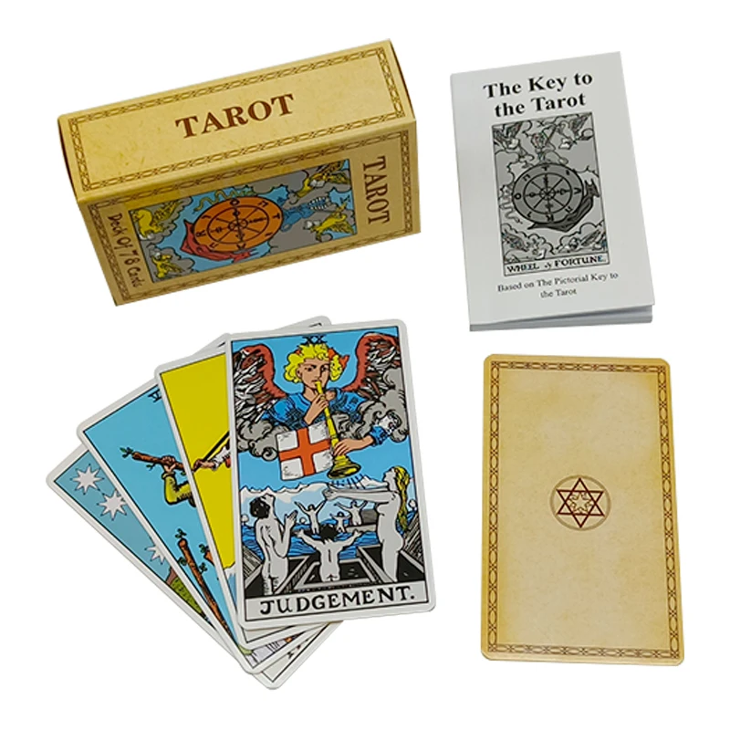 Оптовая продажа, дикая колода Таро unkown, 78 карт с книгой, комнатные игры для вечеринок