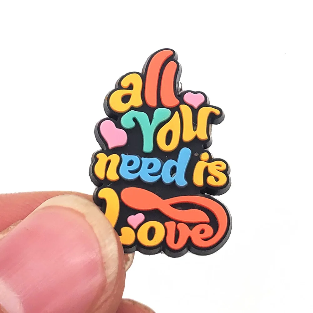 2021 Custom PVC luminous alphabet Designer Charms Croc Shoe Charms DIY Bracelet and Decorations