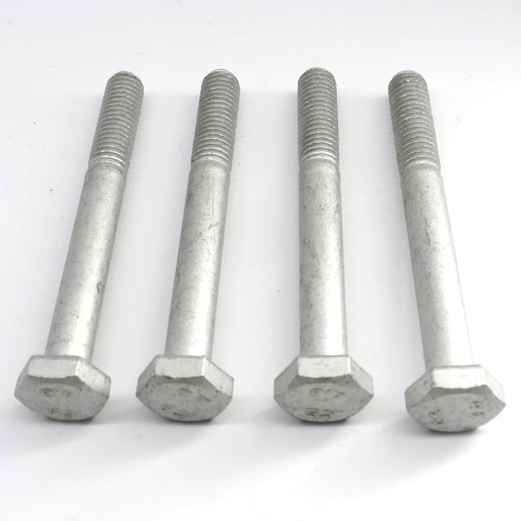 8.8 Grade HDG M8 - M36 Hot Dip Galvanized DIN 933 Hex Bolts