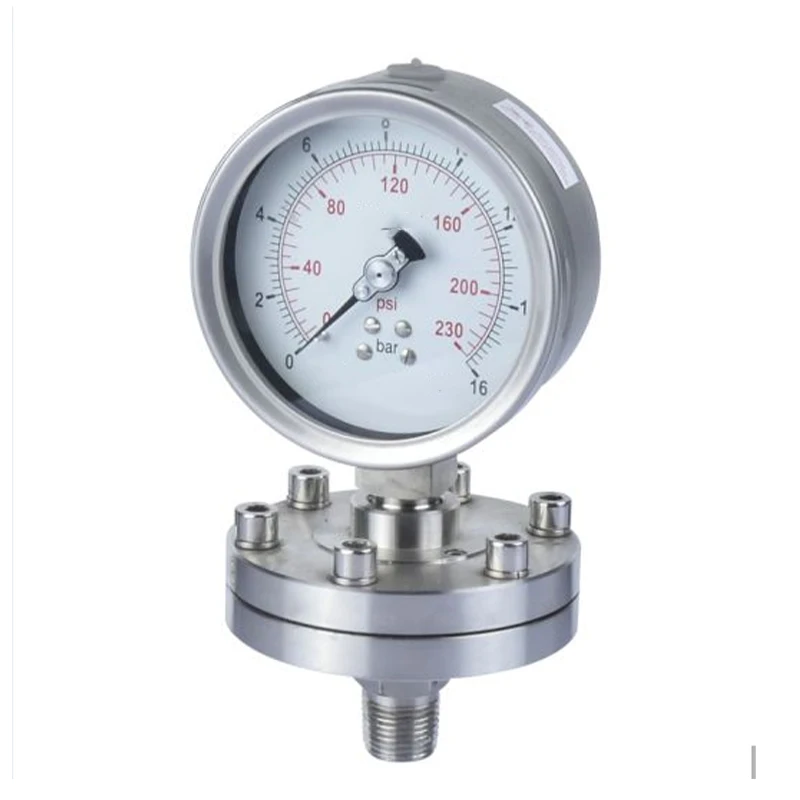 Factory sale kPa mmAq  mmH2O Gas diaphragm low pressure gauge