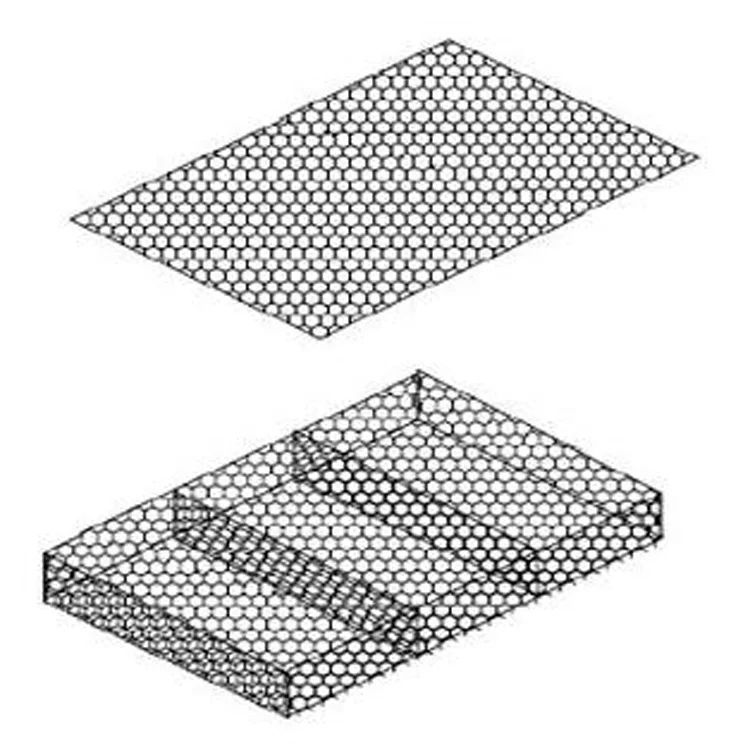 Hebei Yezhen New products gabion box and gabion basket 2m x 1m x 1m, 2x1x0.5m
