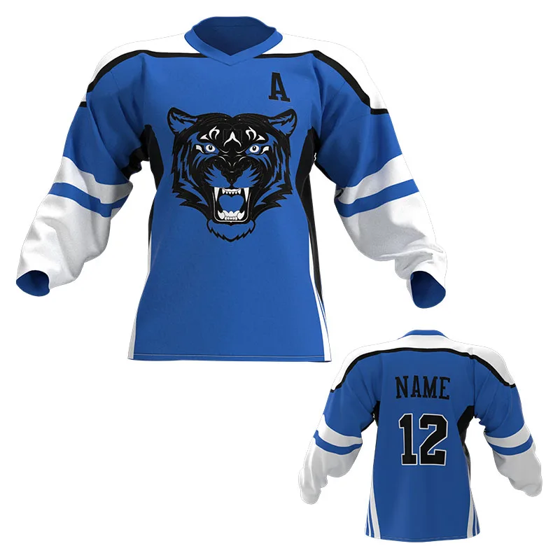 Северо-американская форма для хоккея с индивидуальным дизайном и сублимационной печатью