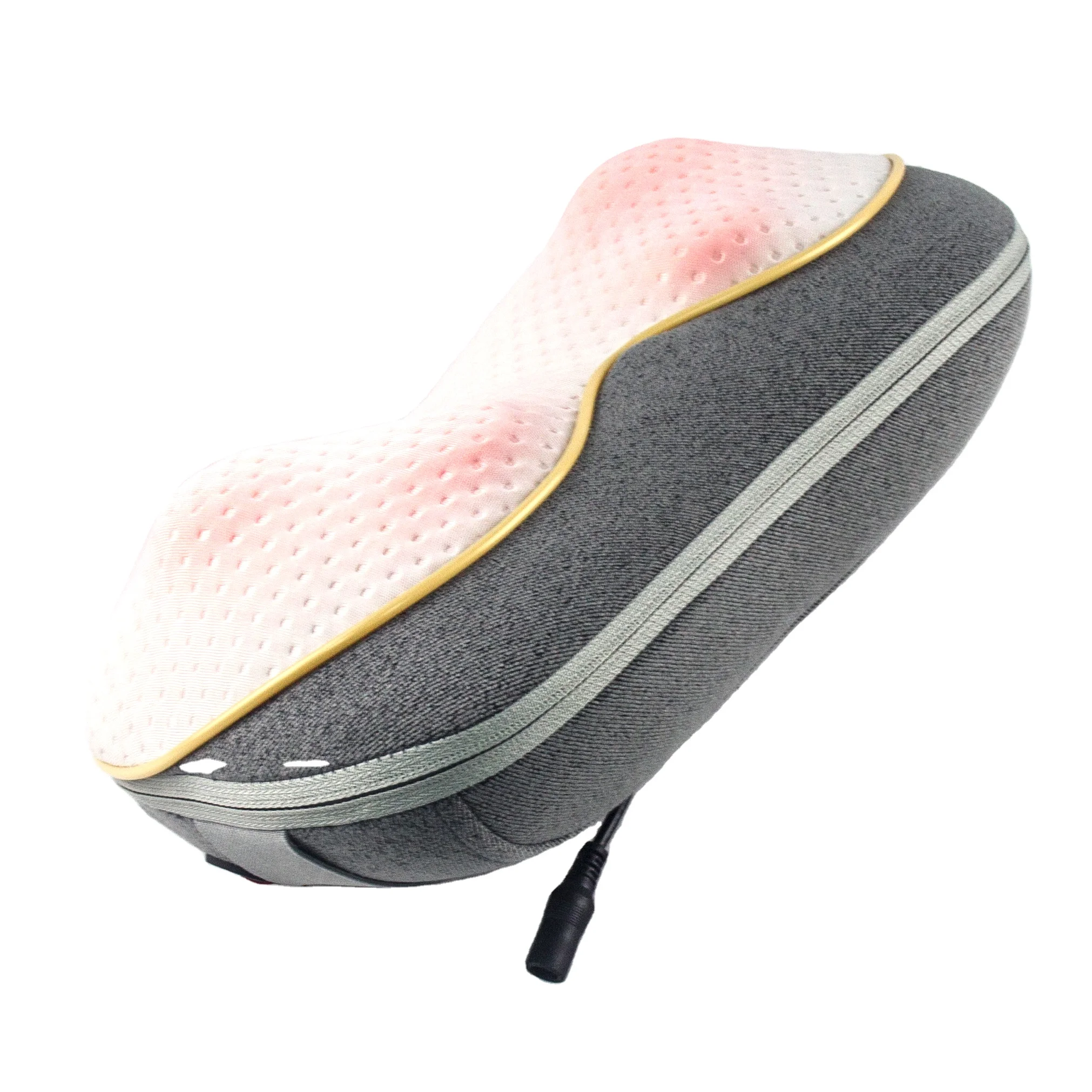 Wireless Portable Smart 4d Head Massager Electric White Silicone Small Head vibrate stretch Massager With 4 Detachable Massage H