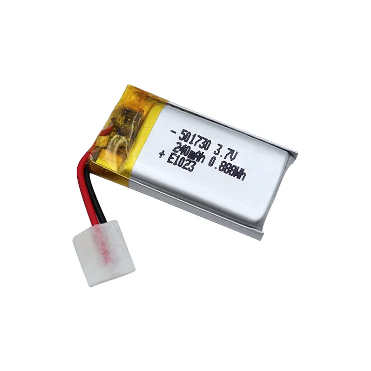 High Quality Rechargeable Small Battery 3.7v 501730 240mah Li-Polymer Batteries 240mah For Mp3 Mp4 Etc