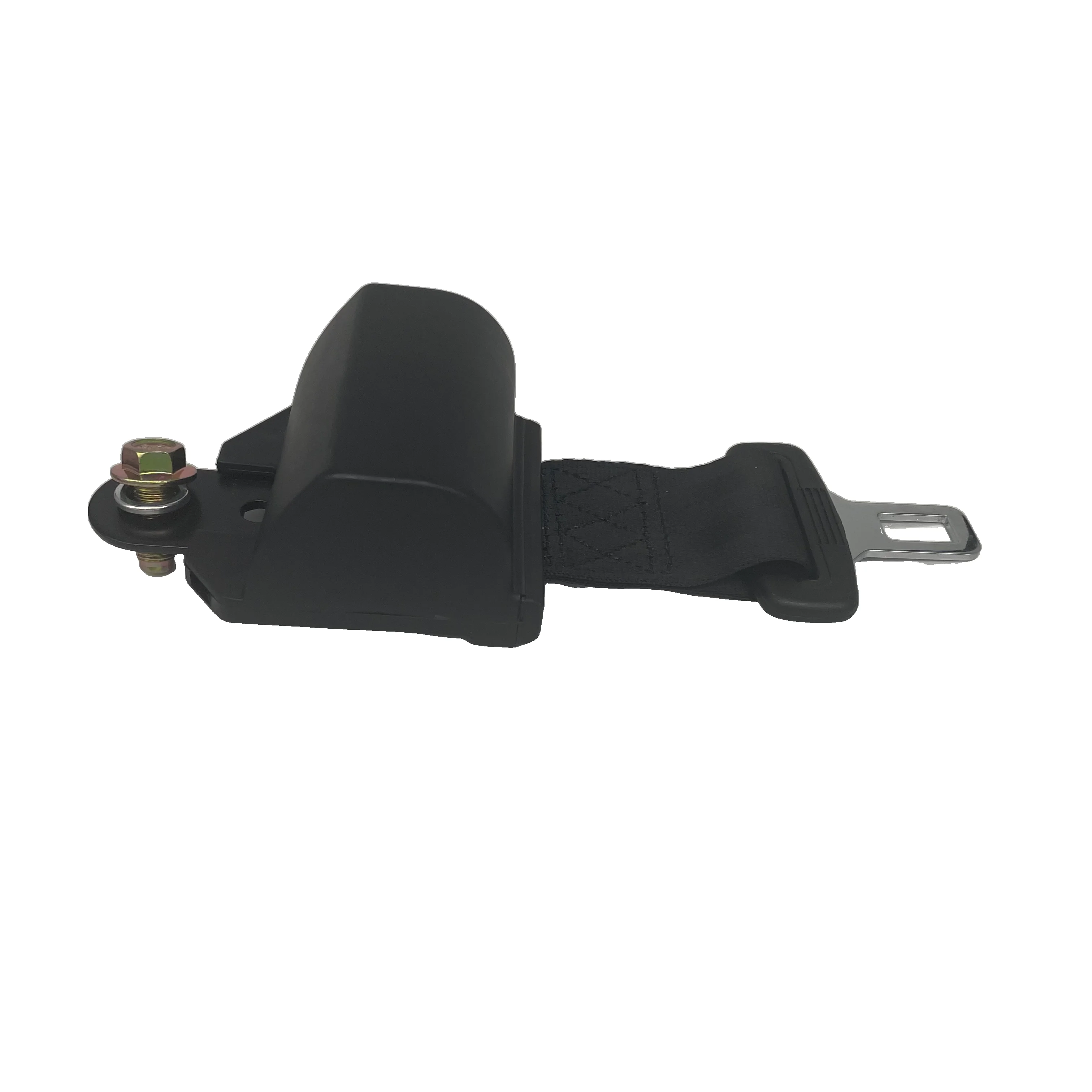 Custom Size Logo Universal Adjustable Retractable 2 point Safety Belt Auto Polyester Seat Belts Buckle