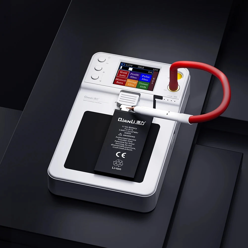 QianLi Macaron MAX Portable Spot Welding Machine Mini Spot Welder for IPhone 11-15PM Battery Flex Replacement Soldering Repair