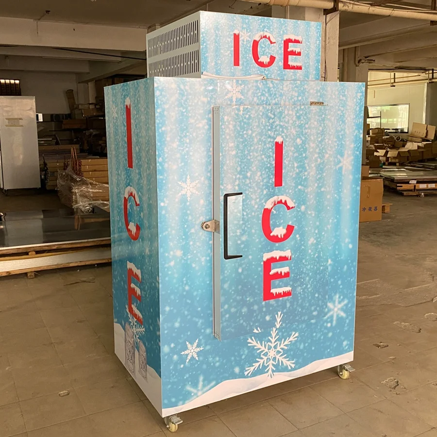 Low Prices Keep Bagged Ice Frozen Commercial Merchandisers Freezers Cabinet