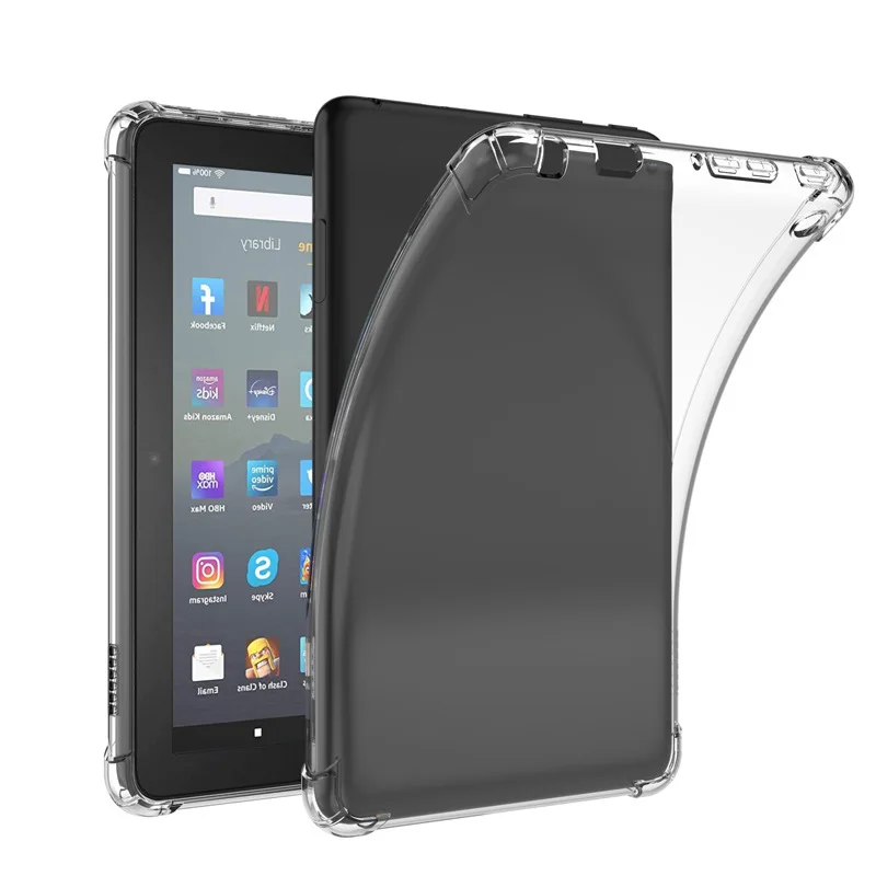 Ebook Readers Tablet Case Cover For Kindle Paperwhite 4/5 11th Anti-Drop Full Protection Clear TPU Case For Kindle 12th 2024
