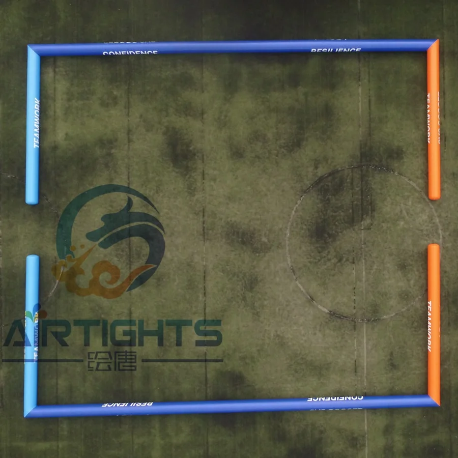 22X17m giant football court airtight style portable inflatable 3V3 soccer airpitch for wholesale