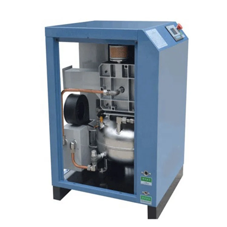Maintenance-free 2.2kW 3HP 8bar 10bar 12bar Direct Drive PM VSD Oil Less Scroll Air Compressor For Dental