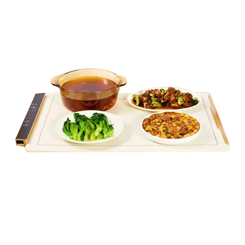Rapid heating 2-in-1 Thawing Plate and Chopping Board Faster Defrosting Frozen Food Insulating Kitchen Utensils for Home Use