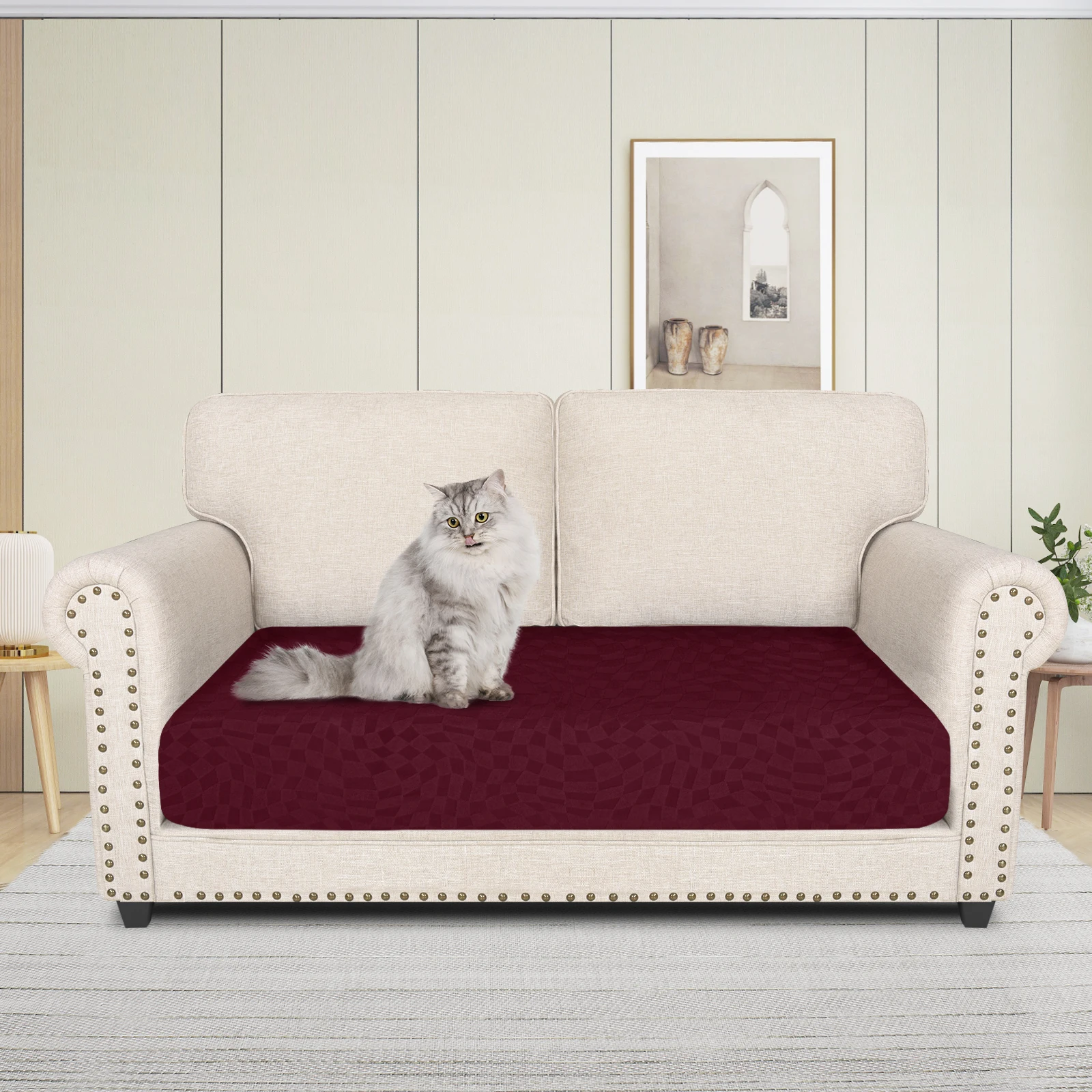 Hot Sale Sofa Cushion Cover For Living Room Sofa Cover For 2 Seater Couches Stretch Elastic Sofa Covers