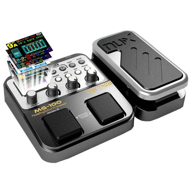 Amazon  NUX MG-100 Modeling Guitar Processor  Multi electric Guitar Effect Pedal