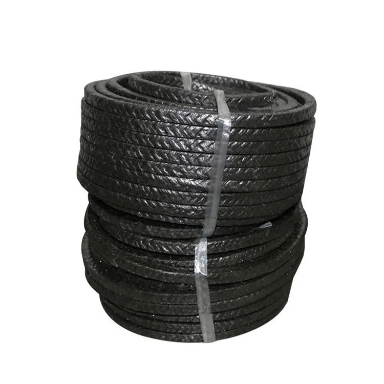 Graphite Non Asbestos Gland Packing with Graphite Lubricant mechanical sealing gland packing