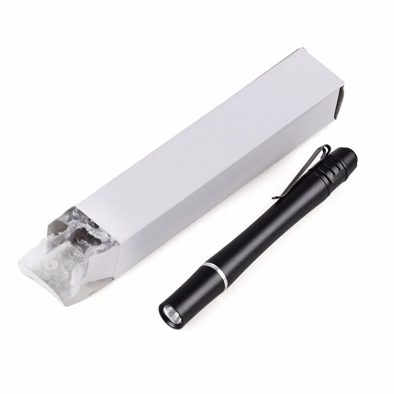 Small 395nm UV Pen Flashlight Pocket Blacklight Aluminum Body for ID Check Camping LED bulb 395nm Ultraviolet Light