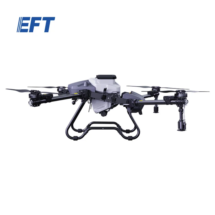 High-efficiency Spreading Agri Drone for Delivery eft z30 30l capacity Rice Farming Equipment match precise Ultrasonic Flowmeter